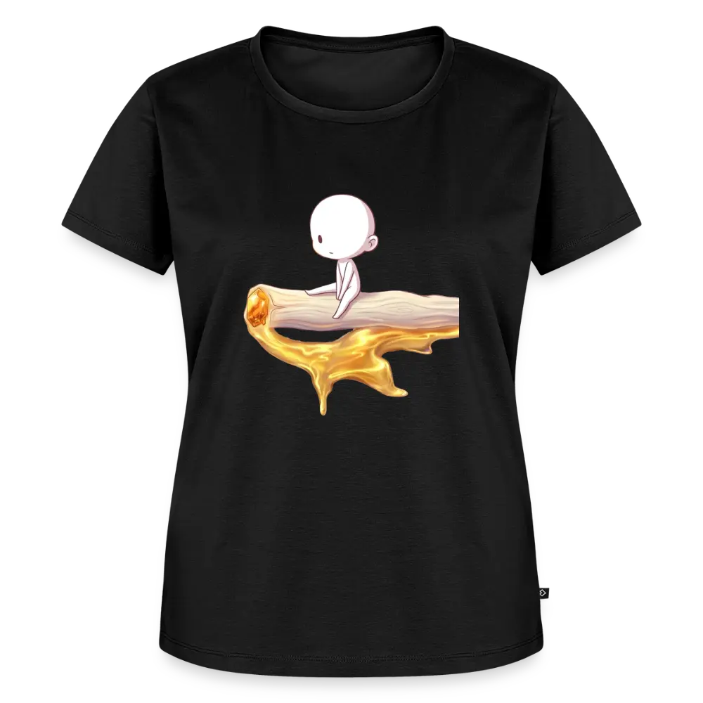 Chillin on a Joint Frauen Bio T-Shirt - Schwarz