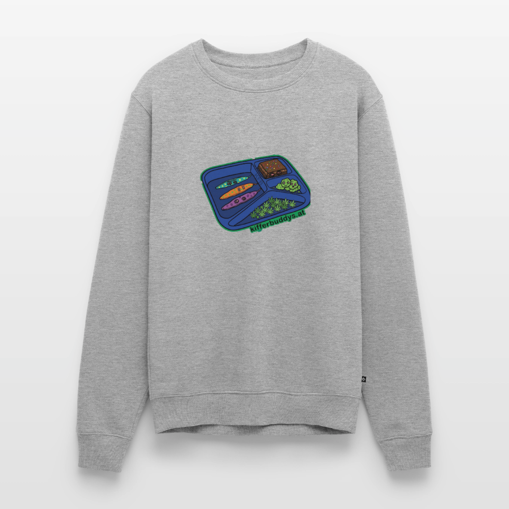 Unisex Bio Premium Pullover - Grau meliert