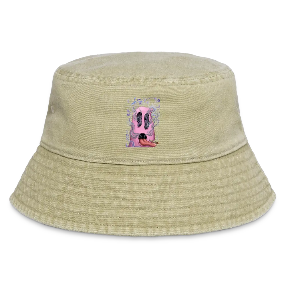 Chillin on a Joint Vintage Bucket Hat - Vintage Beige