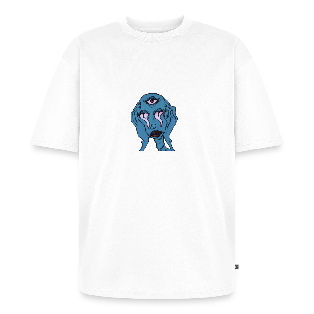 Der Fluch Unisex Premium Oversized Bio T-Shirt - Weiß