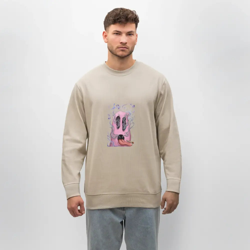 Ghostface Unisex Bio-Sweatshirt - Beige