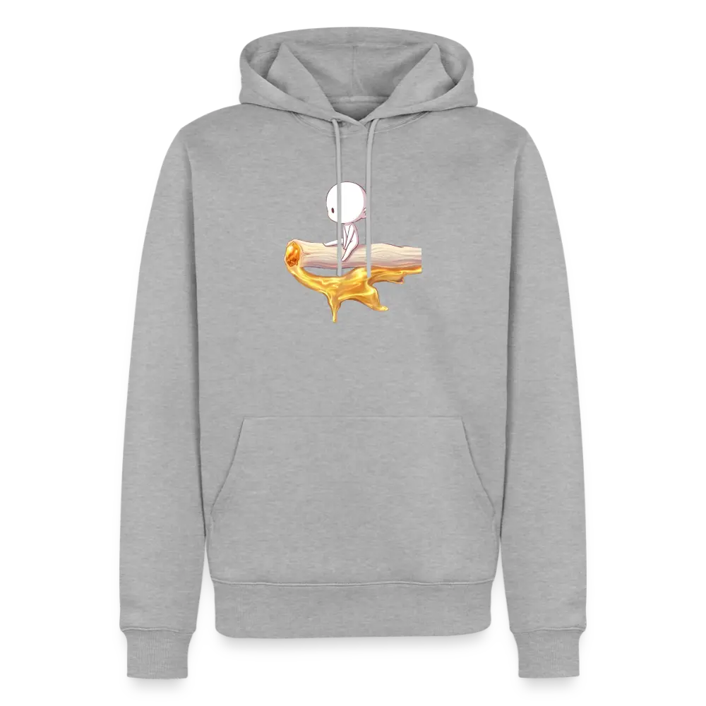 Chillin on a Joint Bio Hoodie - Grau meliert