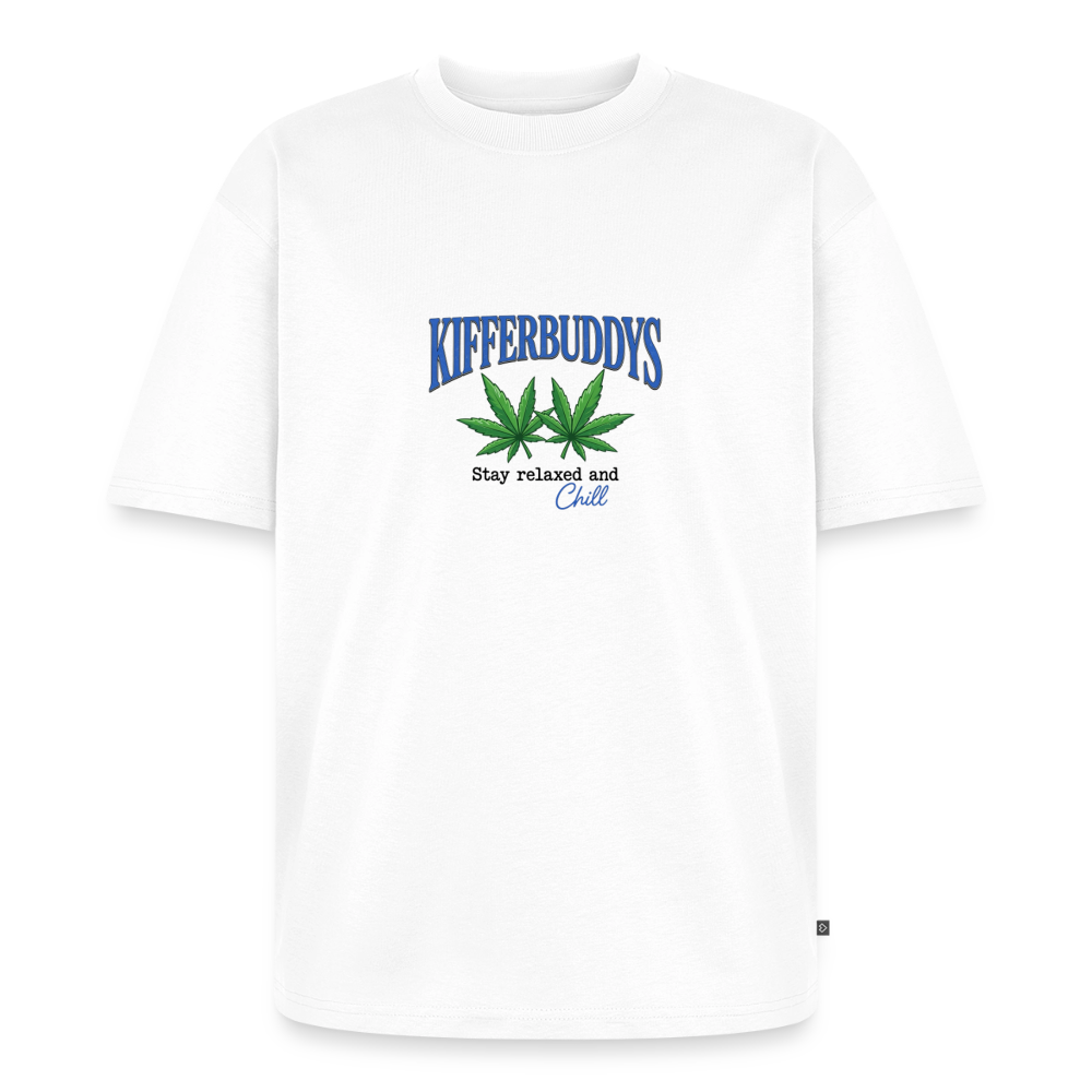 Stay relaxed Unisex Premium Oversized Bio T-Shirt - Weiß