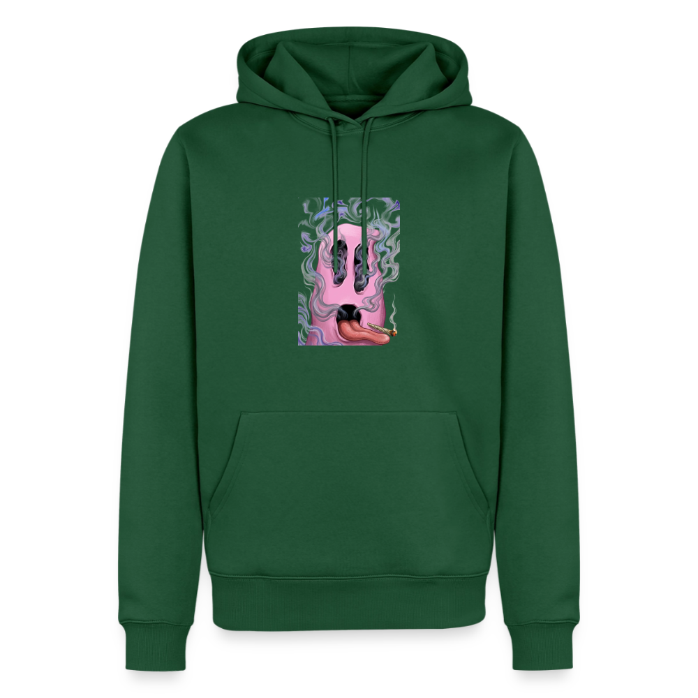 Ghostface Männer Premium Bio Hoodie - Flaschengrün
