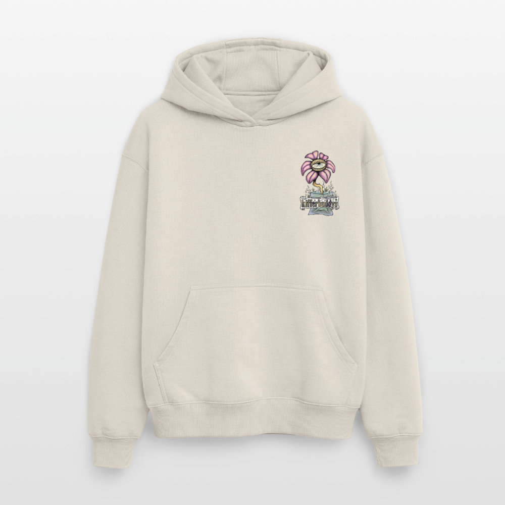 Make Something Oversized Heavyweight Unisex Hoodie - Beige
