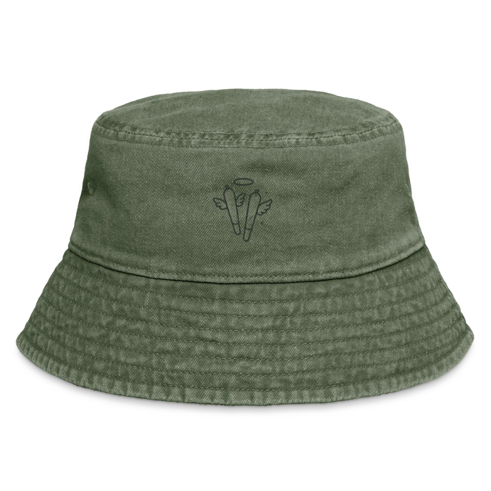Joints Vintage Bucket Hat - Olivgrün vintage