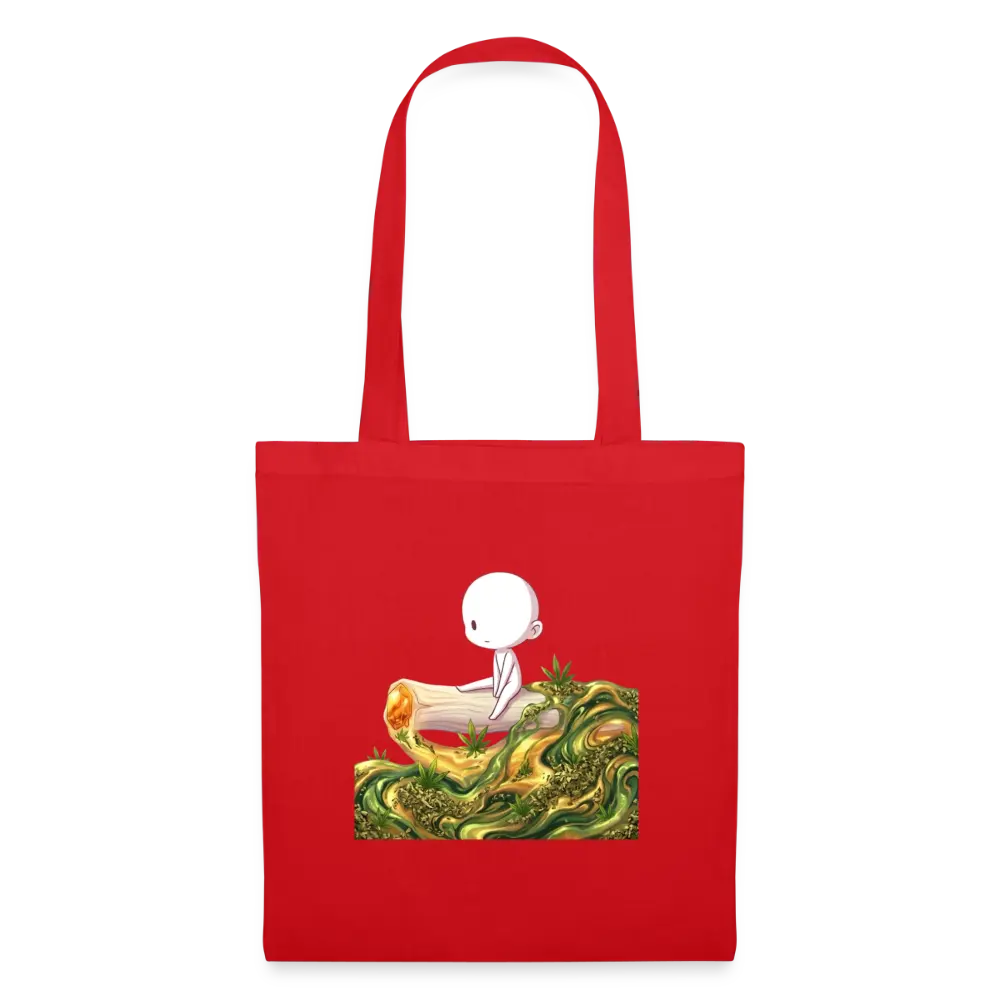 Chillin on a Joint Stoffbeutel - Rot