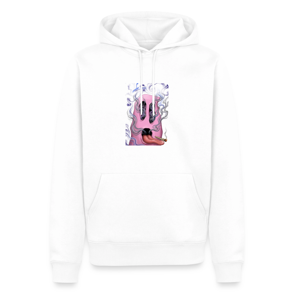 Ghostface Männer Premium Bio Hoodie - Weiß