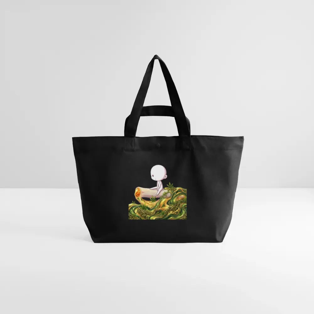 Chillin on a Joint Recycelte Shopping Bag - Schwarz