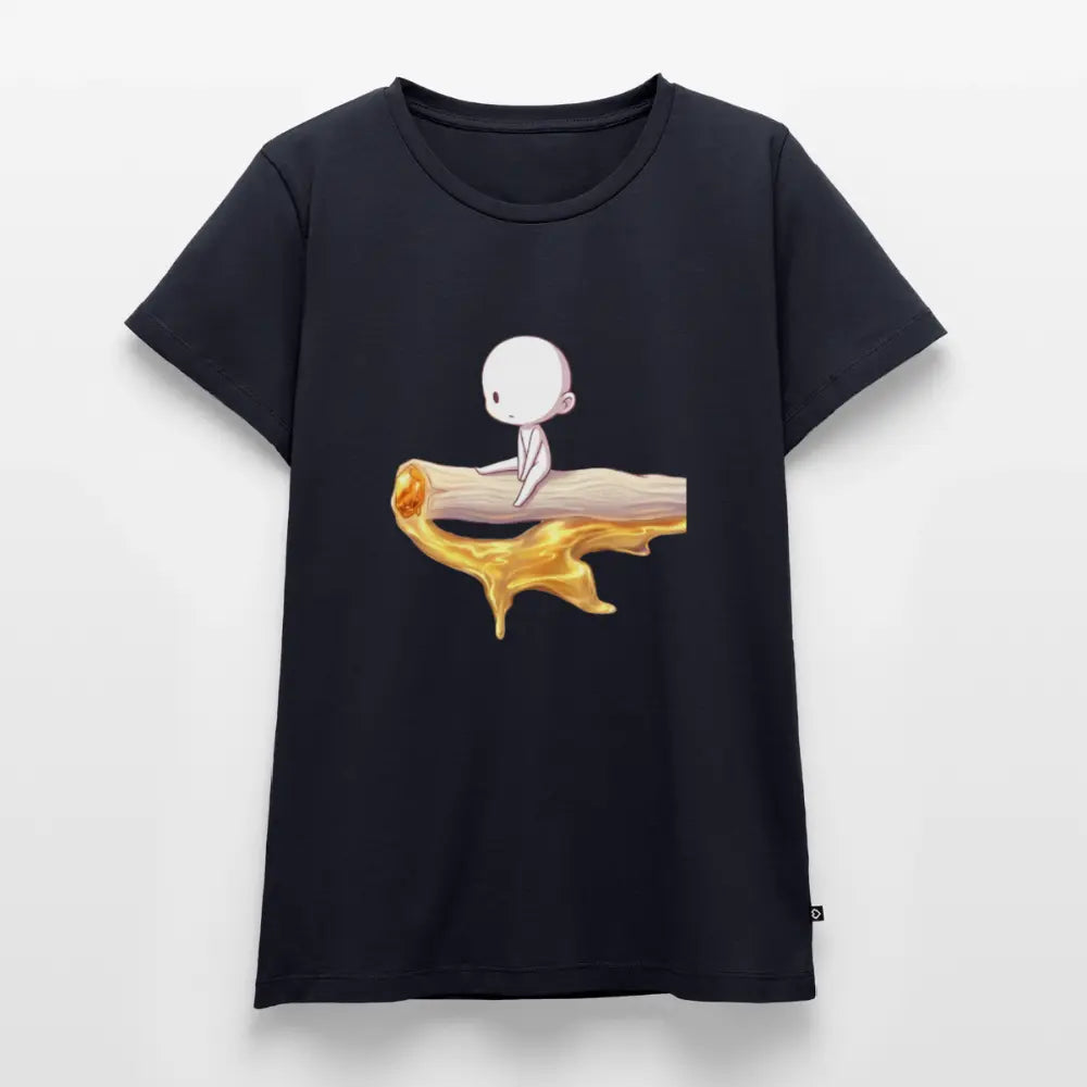 Chillin on a Joint Frauen Bio T-Shirt - Navy