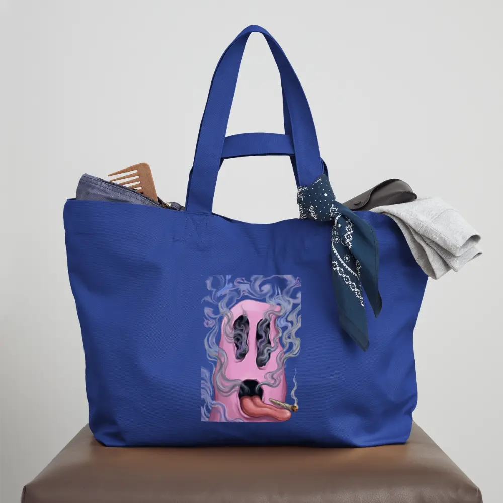 Ghostface Recycelte Shopping Bag - Dunkelblau
