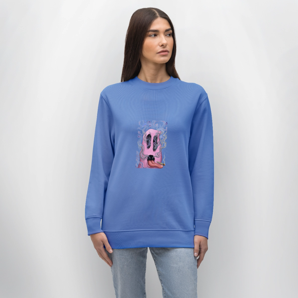Ghostface Unisex Bio-Sweatshirt - Blau