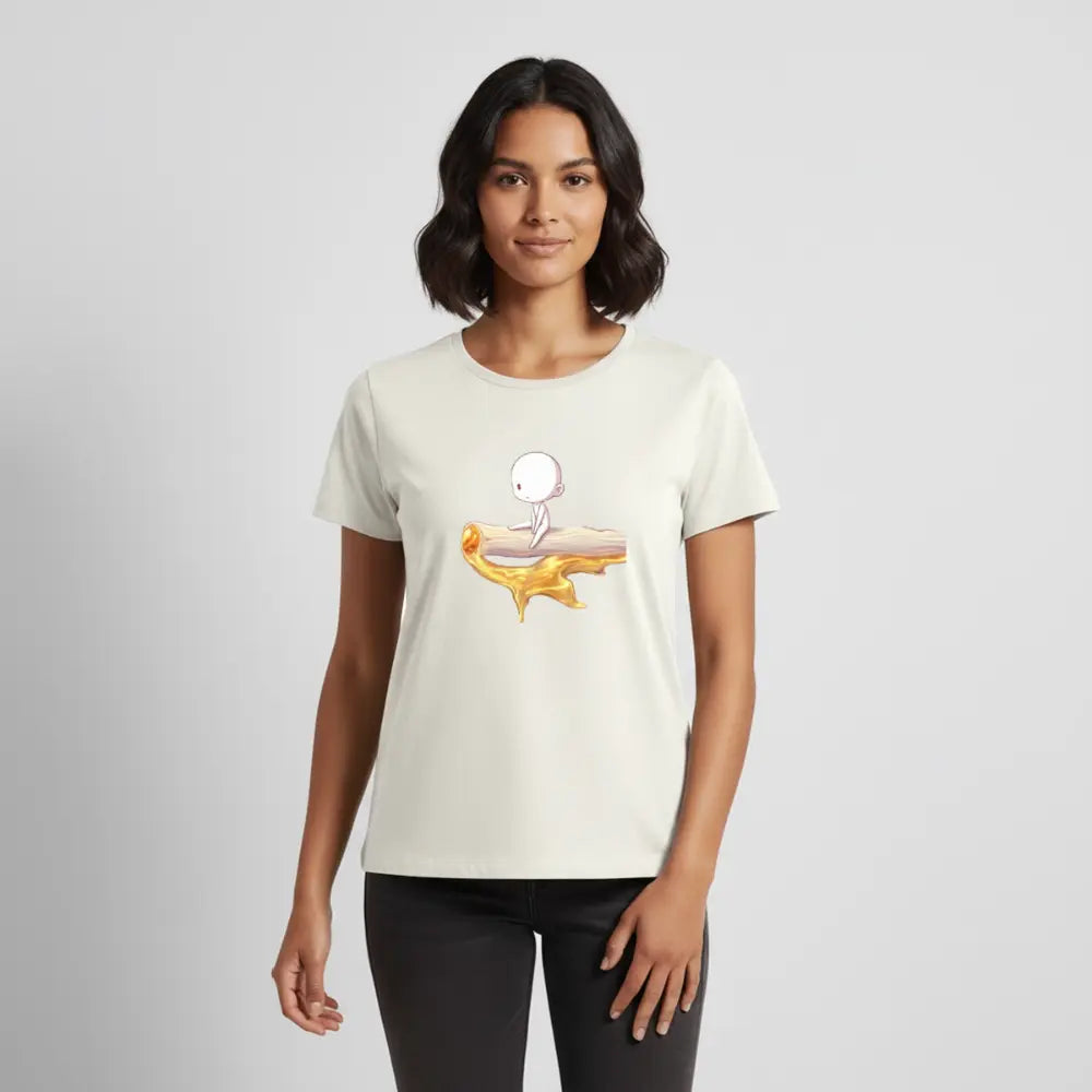 Chillin on a Joint Frauen Bio T-Shirt - Naturweiß