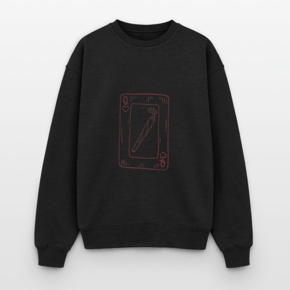 Oversized Heavyweight Unisex Sweatshirt - Schwarz