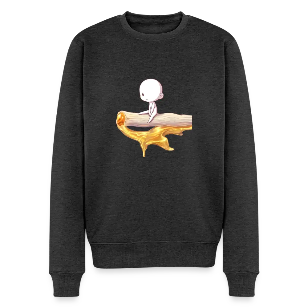 Chillin on a joint Sweatshirt - Anthrazit meliert