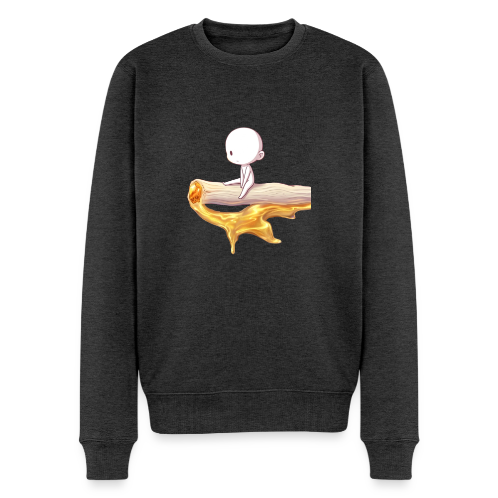 Chillin on a joint Sweatshirt - Anthrazit meliert