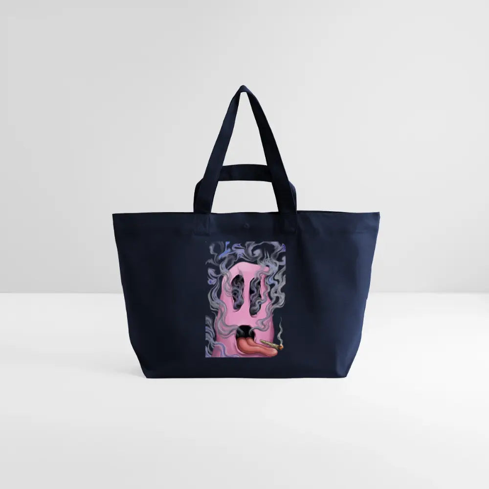 Ghostface Recycelte Shopping Bag - Navy
