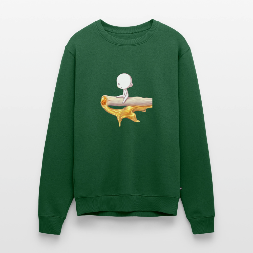 Chillin on a joint Sweatshirt - Flaschengrün