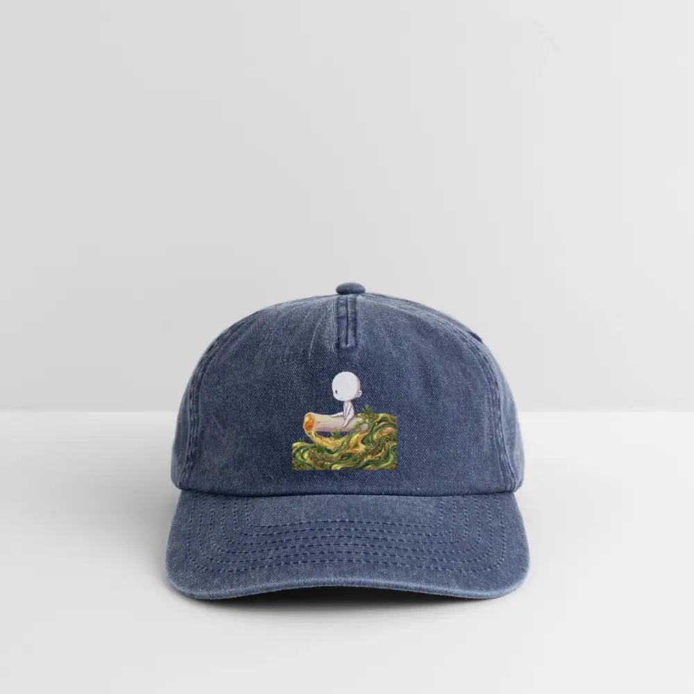 Chillin on a Joint Vintage Cap - Vintage Denim
