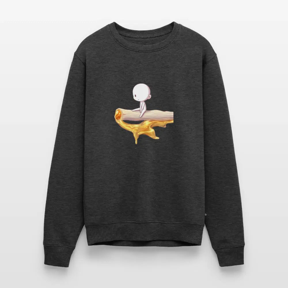 Chillin on a joint Sweatshirt - Anthrazit meliert