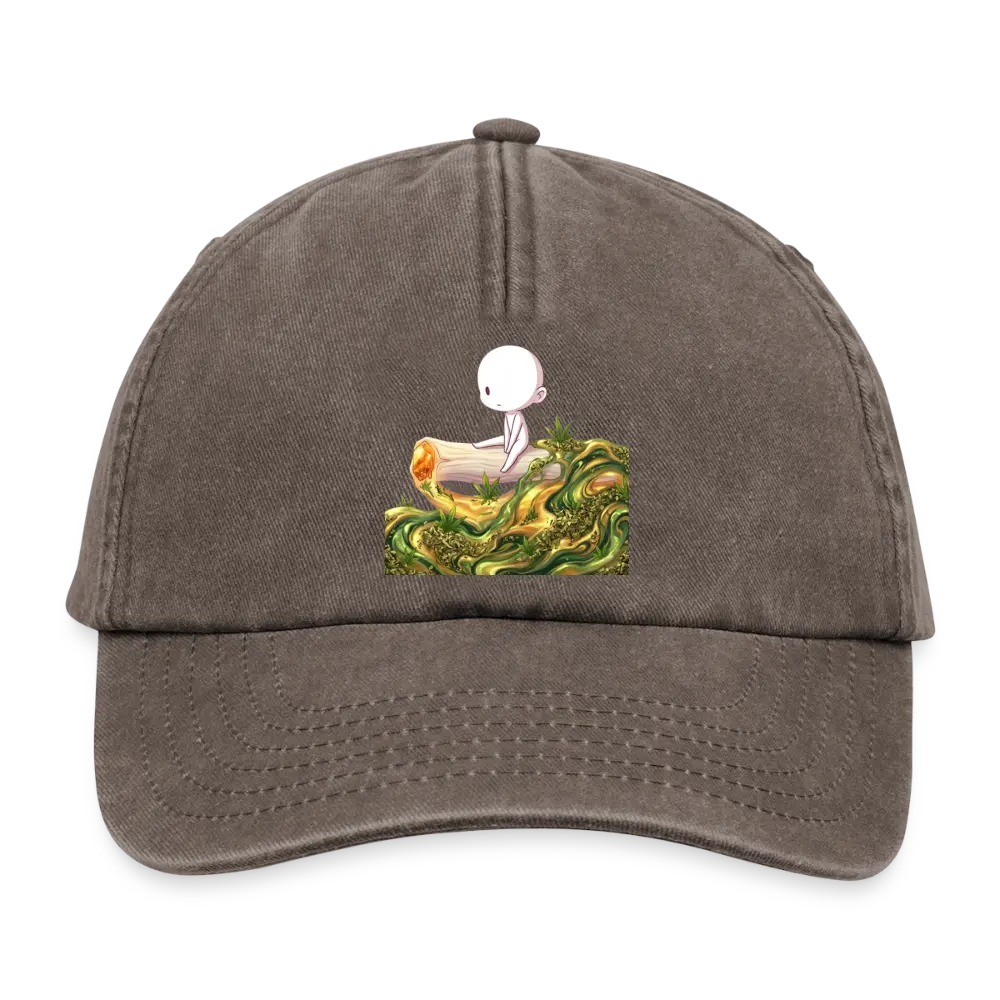Chillin on a Joint Vintage Cap - Vintage Braun