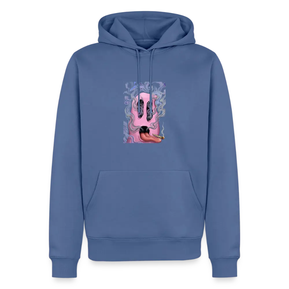 Ghostface Männer Premium Bio Hoodie - Taubenblau