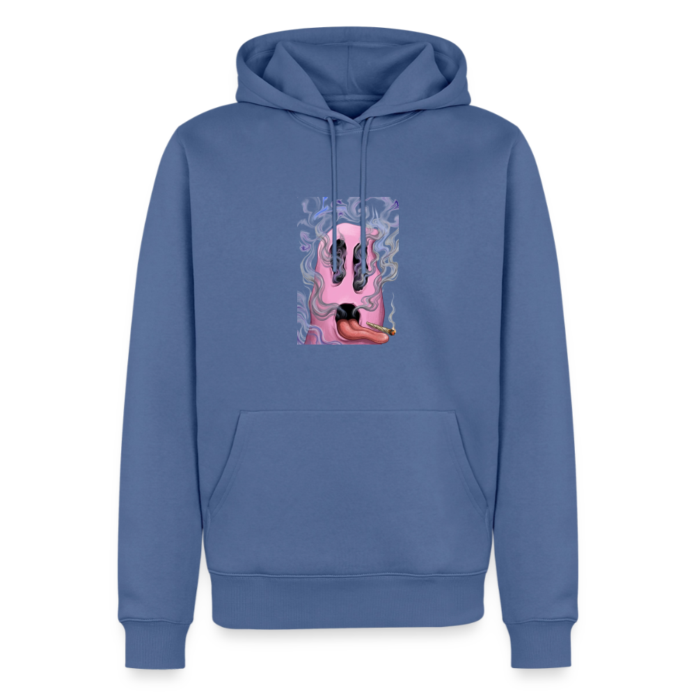 Ghostface Männer Premium Bio Hoodie - Taubenblau