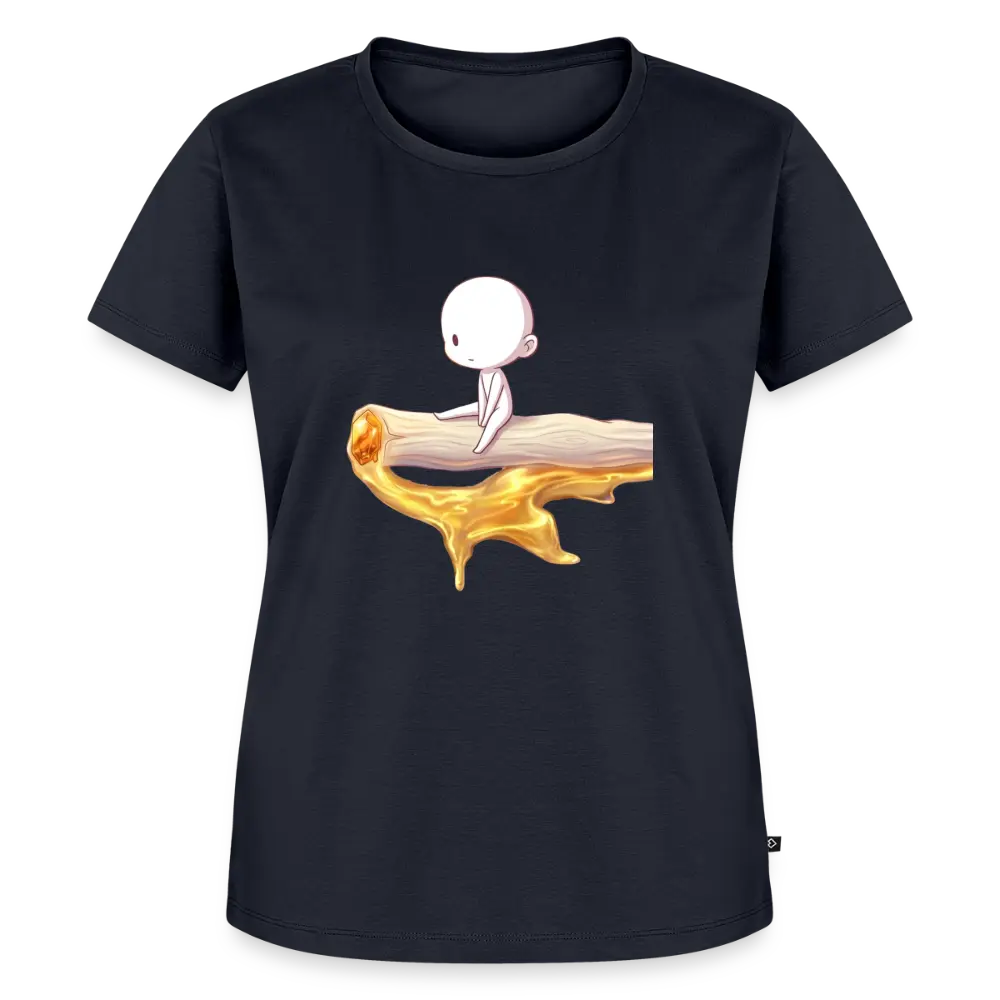 Chillin on a Joint Frauen Bio T-Shirt - Navy