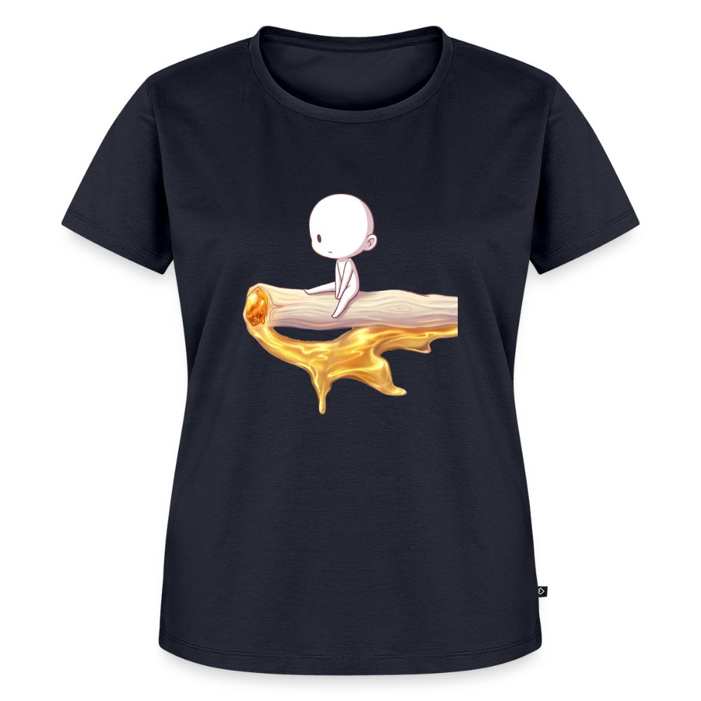 Chillin on a Joint Frauen Bio T-Shirt - Navy