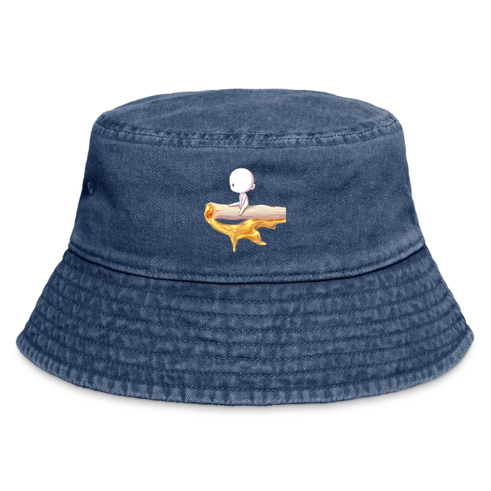 Chillin on a Joint Vintage Bucket Hat - Vintage Denim