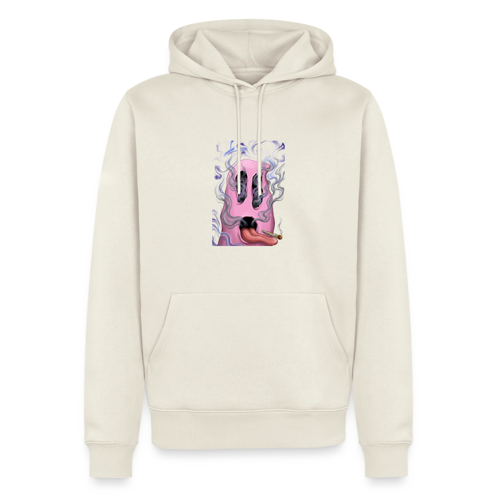 Ghostface Männer Premium Bio Hoodie - Naturweiß