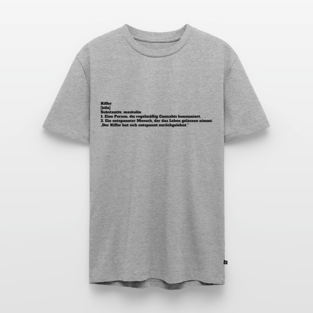 ,,Kiffa’‘Unisex Premium T-Shirt - Grau meliert