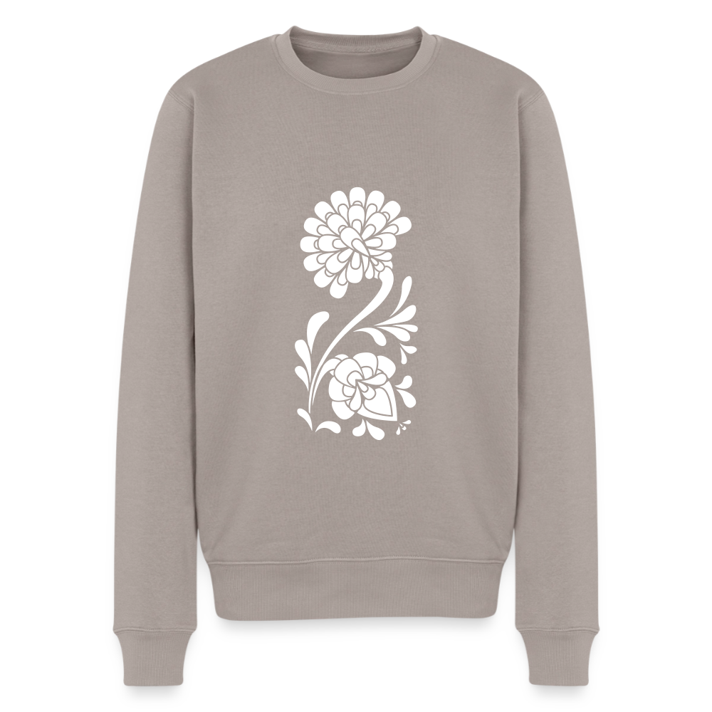 Shodō Flowers Premium Pullover - Taupe