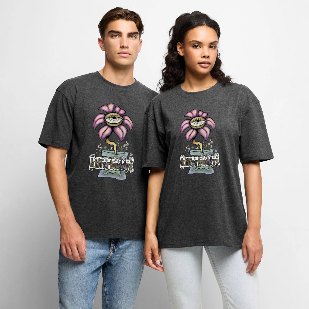 Unisex Premium Oversized Bio T-Shirt - Anthrazit meliert