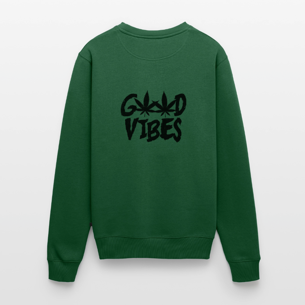 Unisex Bio Gemütlicher Premium Pullover - Flaschengrün