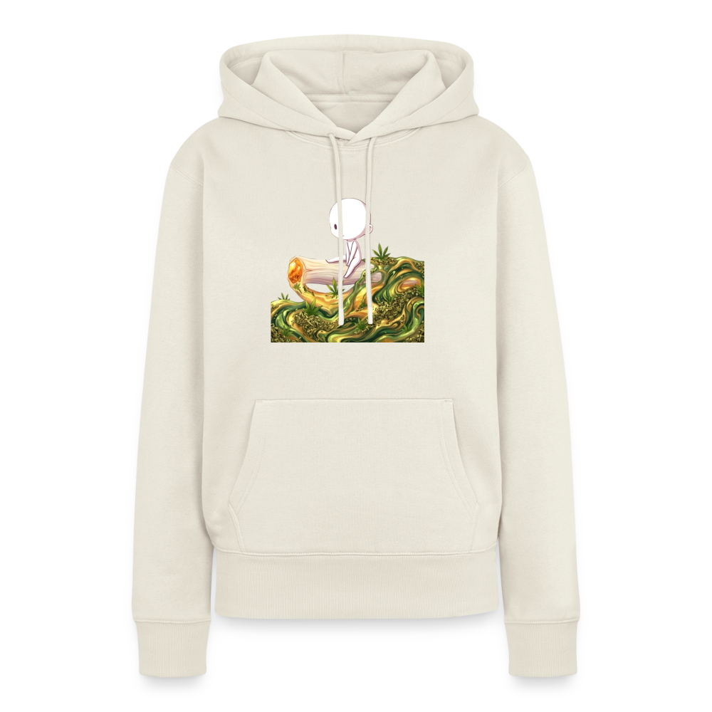 Chillin on a Joint Frauen Bio Hoodie - Naturweiß
