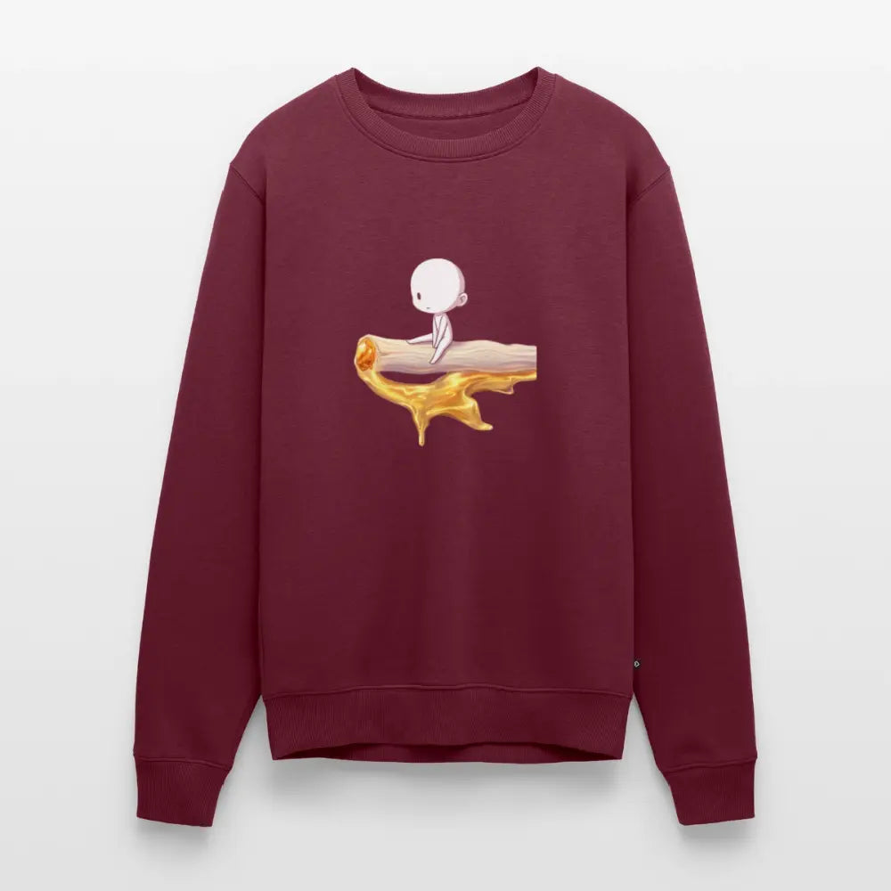 Chillin on a joint Sweatshirt - Burgunderrot