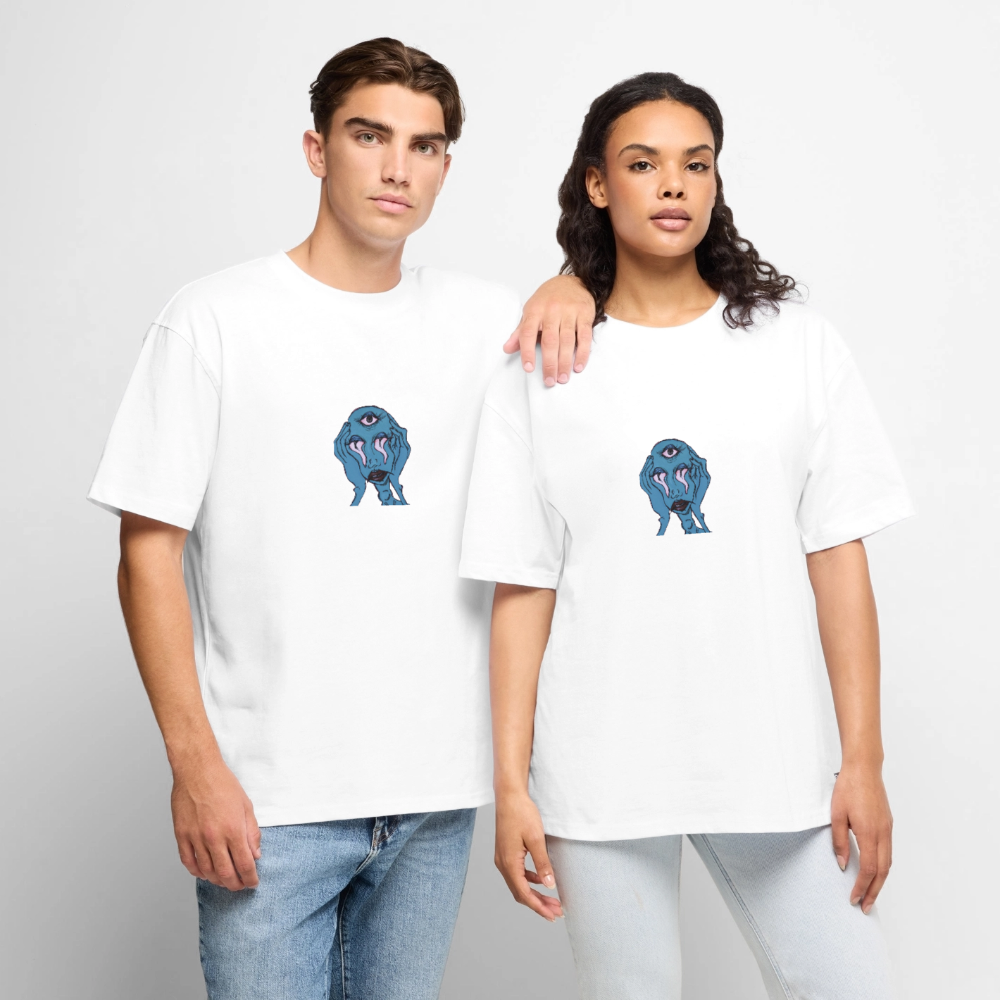 Der Fluch Unisex Premium Oversized Bio T-Shirt - Weiß