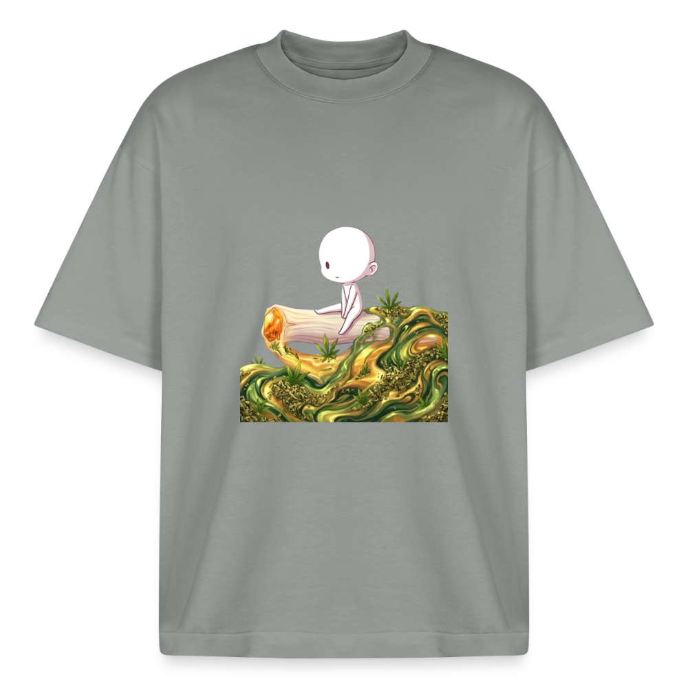 Chillin on a Joint Heavyweight BioT-Shirt - Nebelgrau