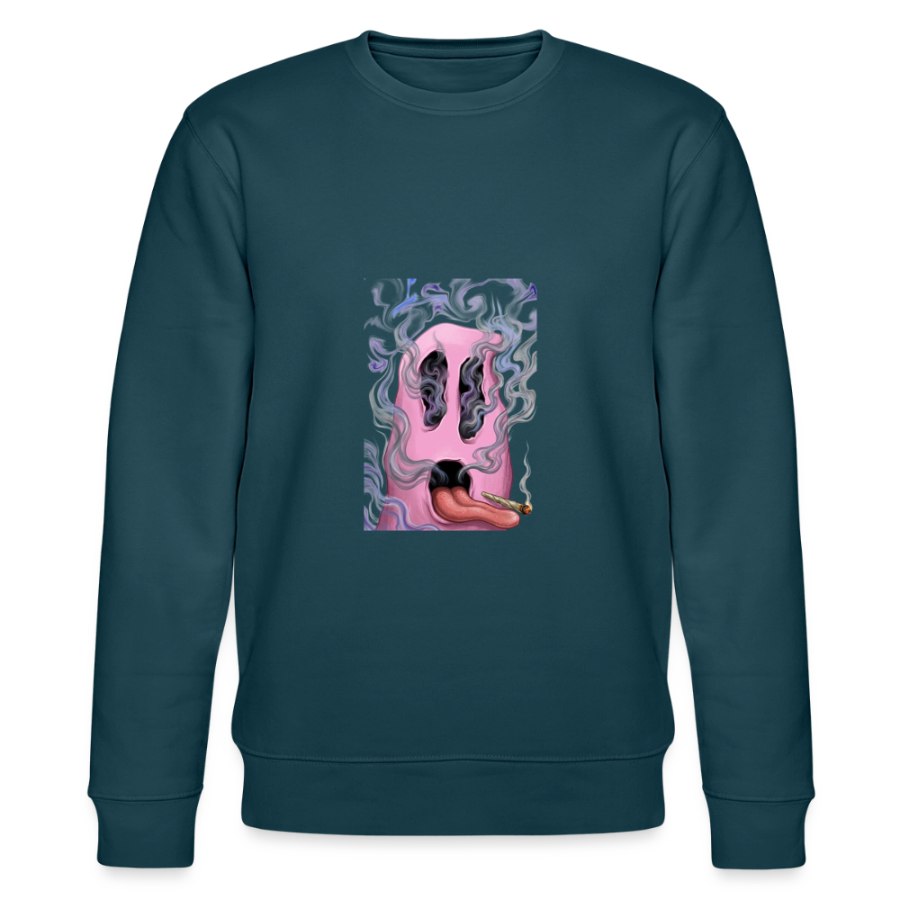 Ghostface Unisex Bio-Sweatshirt - Dunkles Petrol