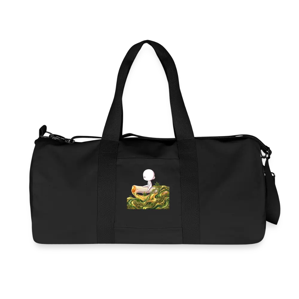 Chillin on a Joint recycelte Canvas Duffle Bag - Schwarz