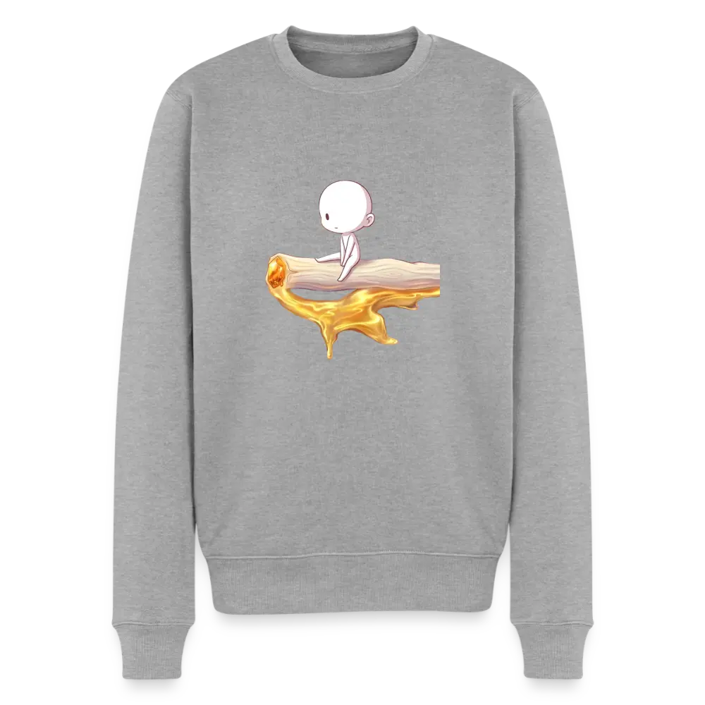 Chillin on a joint Sweatshirt - Grau meliert
