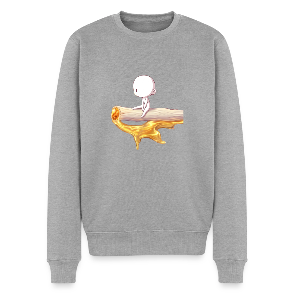 Chillin on a joint Sweatshirt - Grau meliert