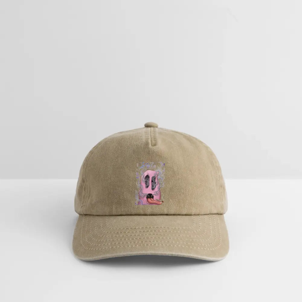 Ghostface Relaxed Vintage Cap - Vintage Beige