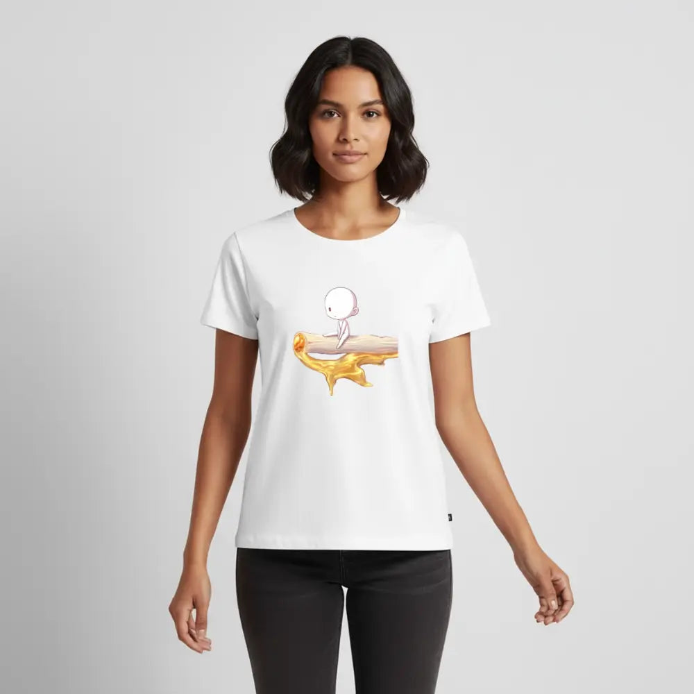 Chillin on a Joint Frauen Bio T-Shirt - Weiß