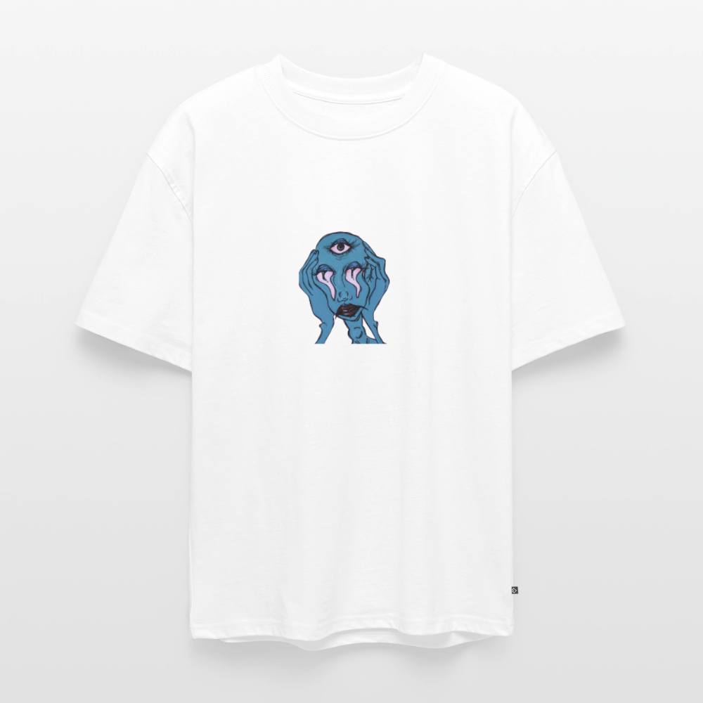 Der Fluch Unisex Premium Oversized Bio T-Shirt - Weiß