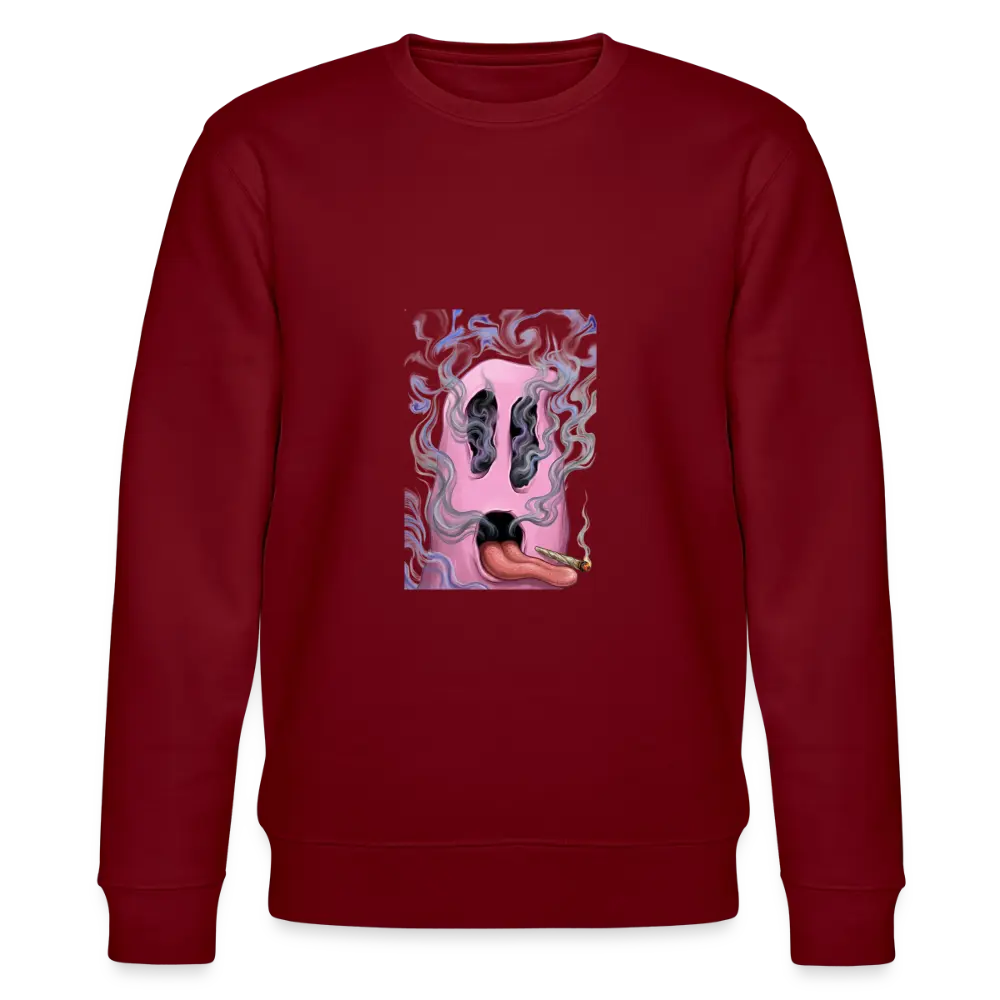 Ghostface Unisex Bio-Sweatshirt - Burgunderrot