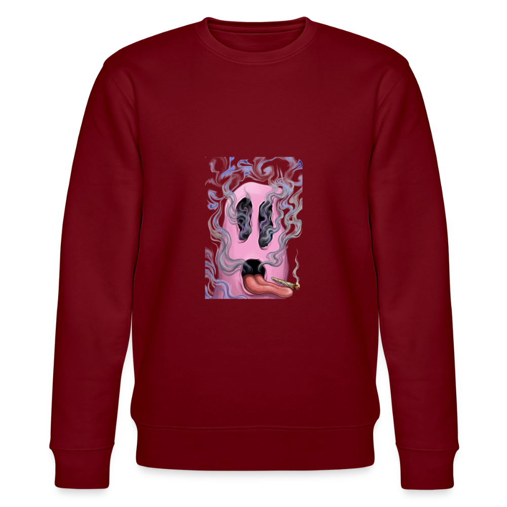 Ghostface Unisex Bio-Sweatshirt - Burgunderrot