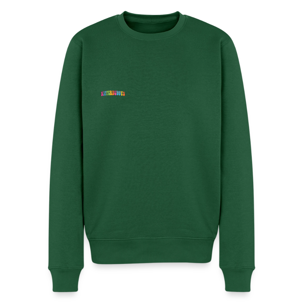 Unisex Bio Gemütlicher Premium Pullover - Flaschengrün