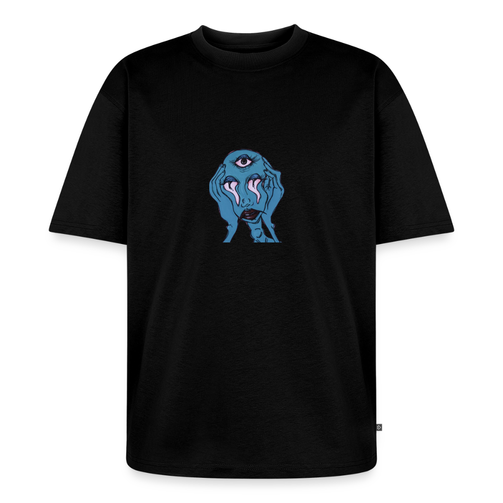 Der Fluch Unisex Premium Oversized Bio T-Shirt - Schwarz